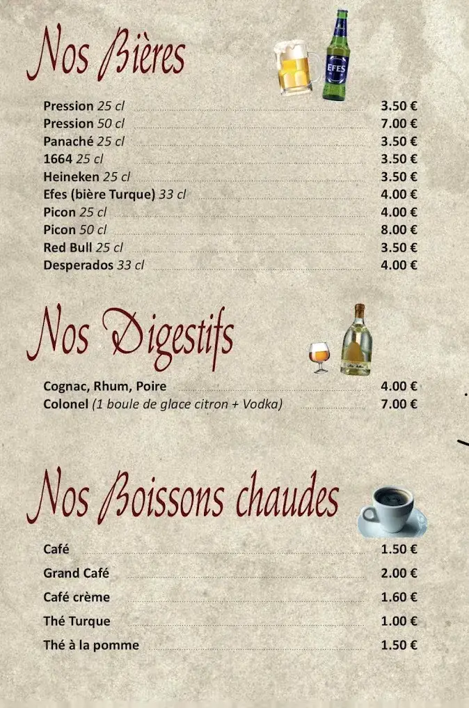 Bières & Digestifs